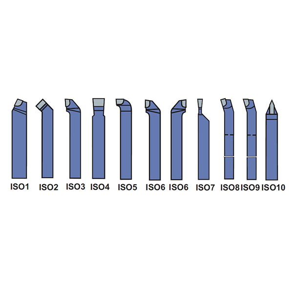 Carbide brazed tool bit ISO/DIN